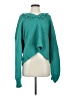 Bibi 100% Polyester Solid Teal Pullover Sweater Size S - photo 1