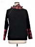 Ampersand Ave Plaid Black Pullover Sweater Size XL - photo 1