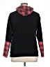 Ampersand Ave Plaid Black Pullover Sweater Size XL - photo 2