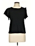 CeCe Black Short Sleeve Top Size L - photo 1