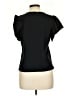 CeCe Black Short Sleeve Top Size L - photo 2