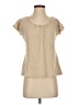 Stephanie Rogers Tan Short Sleeve Blouse Size S - photo 1