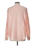 Lane Bryant Stripes Orange Long Sleeve Blouse Size L (estimated) - photo 2
