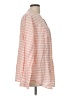 Lane Bryant Stripes Orange Long Sleeve Blouse Size L (estimated) - photo 4