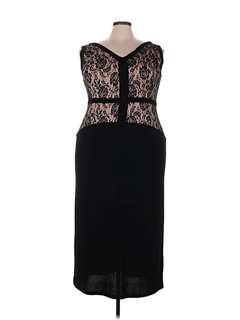 Pre-owned Aa Studio Aa Cocktail Dress In Black