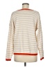 Unbranded 100% Rayon Stripes Ivory Tan Pullover Sweater Size M - photo 2