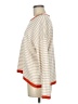 Unbranded 100% Rayon Stripes Ivory Tan Pullover Sweater Size M - photo 5