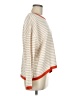 Unbranded 100% Rayon Stripes Ivory Tan Pullover Sweater Size M - photo 4