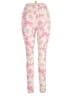 Lularoe Floral Pink Active Pants Size 1X (Tall & Curvy) - photo 2