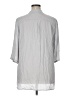 Unbranded 100% Viscose Gray 3/4 Sleeve Button-Down Shirt Size XL (estimated) - photo 2