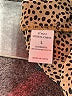 Potter's Pot 100% Polyester Animal Print Brown Long Sleeve Blouse Size L - photo 8