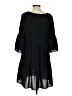 Unbranded Solid Black Casual Dress Size S - photo 2