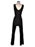 Vibe Sportswear Solid Black Jumpsuit Size M - photo 2