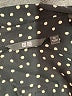 Uniqlo 100% Rayon Polka Dots Black Long Sleeve Blouse Size XS - photo 7