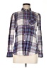 Gap Plaid Purple Long Sleeve Button-Down Shirt Size M - photo 1