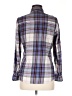 Gap Plaid Purple Long Sleeve Button-Down Shirt Size M - photo 2