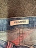 Vigoss Hearts Blue Jeans Size 25 waist - photo 7