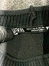 Zara Solid Black Casual Dress Size S - photo 7