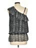 Fashion Bug 100% Polyester Silver Gray Sleeveless Blouse Size L - photo 2