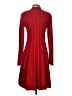 Echo 100% Acrylic Red Casual Dress Size S - photo 2
