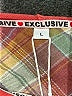 Made With Love Plaid Brown Pink Long Sleeve Blouse Size L - photo 7