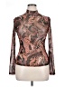 Shein Paisley Brown Long Sleeve Blouse Size XL - photo 1