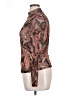 Shein Paisley Brown Long Sleeve Blouse Size XL - photo 5