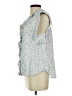 Dylan 100% Cotton Blue Sleeveless Blouse Size S - photo 5