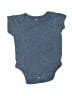 Hb 100% Cotton Solid Blue Short Sleeve Onesie Size 3-6 mo - photo 1