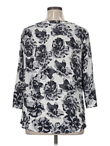 Monday Fun 3/4 Sleeve Blouse (view 2)