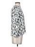 Joie 100% Silk White 3/4 Sleeve Silk Top Size XS - photo 4