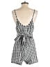 Unbranded Checkered-gingham Black Romper Size XS (estimated) - photo 2