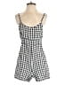 Unbranded Checkered-gingham Black Romper Size XS (estimated) - photo 1