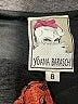 Yoana Baraschi 100% Polyester Paisley Black Cocktail Dress Size 8 - photo 7