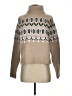 LINE Chevron-herringbone Tan Pullover Sweater Size S - photo 1