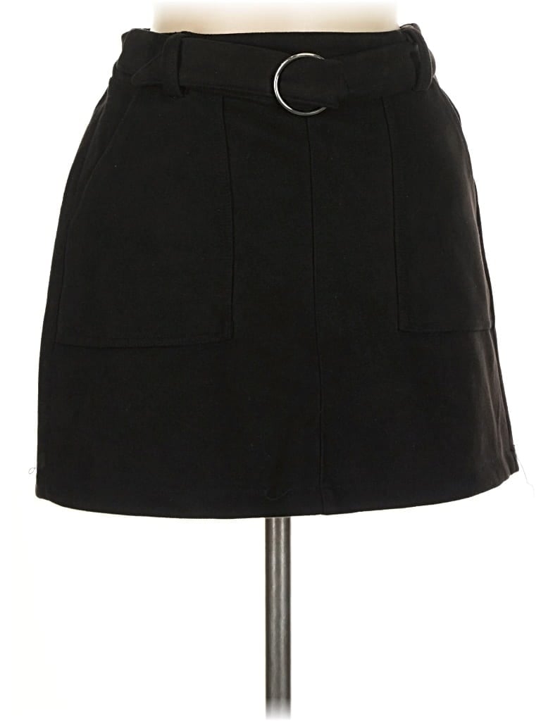 Pre-owned Bershka Casual Skirt In Black