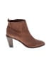 Lucky Brand 100% Leather Brown Ankle Boots Size 8 - photo 1