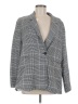 Aqua Houndstooth Gray Blazer Size M - photo 1
