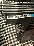 Requirements Black 3/4 Sleeve Button-Down Shirt Size 14 - photo 7