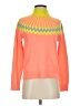 J.Crew 100% Cashmere Color Block Orange Cashmere Pullover Sweater Size XS - photo 1