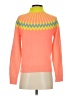 J.Crew 100% Cashmere Color Block Orange Cashmere Pullover Sweater Size XS - photo 2