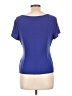 Perceptions Blue Short Sleeve Top Size 12 (petite) - photo 2