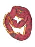 Unbranded Paisley Orange Pink Scarf One size - photo 1