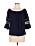 Ann Taylor LOFT Blue 3/4 Sleeve Blouse Size M - photo 1