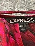 Express 100% Polyester Burgundy 3/4 Sleeve Blouse Size S - photo 7