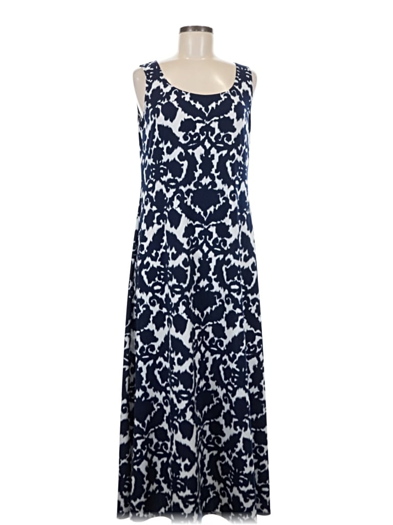 Pre-owned Travelsmith Casual Dress In Blue