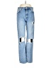 Princess Polly 100% Cotton Blue Jeans Size 4 - photo 1