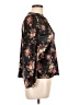 Unbranded 100% Polyester Black Long Sleeve Blouse Size L - photo 4