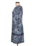 Apt. 9 Print Blue Casual Dress Size L - photo 5