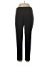 Ecru Solid Black Dress Pants Size L - photo 1